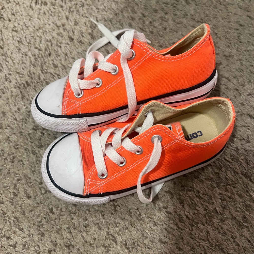 Toddler Hyper Orange Converse Chuck Taylor